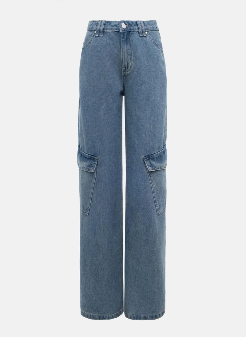 ليتشي بنطلون جينز فضفاض